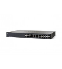 SF300-24P 24-port 10/100 PoE Managed Switch w/Gig Uplinks