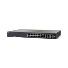 SF300-24P 24-port 10/100 PoE Managed Switch w/Gig Uplinks