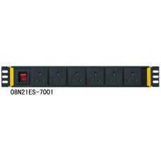 PDU 7 Outlet UK Plug & UK Socket Beijing Top