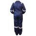 FR Coverall 100% cotton 280gsm Dark Blue with Non FR reflector (size S)
