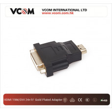 VCOM HDMI 19M/DVI 24+1F Gold Plated