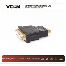VCOM HDMI 19F/DVI 24+1MGold plated VCOM HDMI 19F/DVI 24+1MGold plated