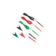 Fluke TL1550B Test Leads with Alligator Clips (Red, Black, Green)